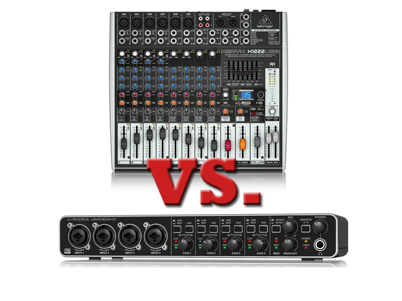 Audio Interface vs. Mixer: Which Should You Use?